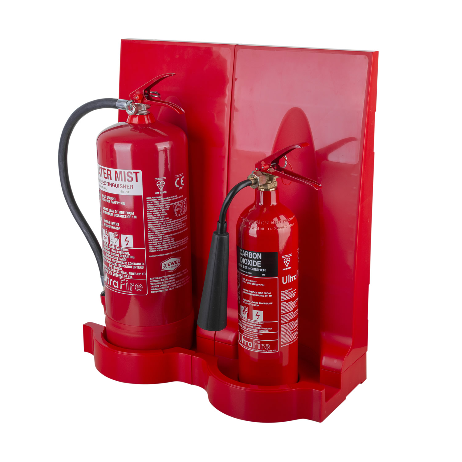 Universal Modular Fire Extinguisher Stands - Double