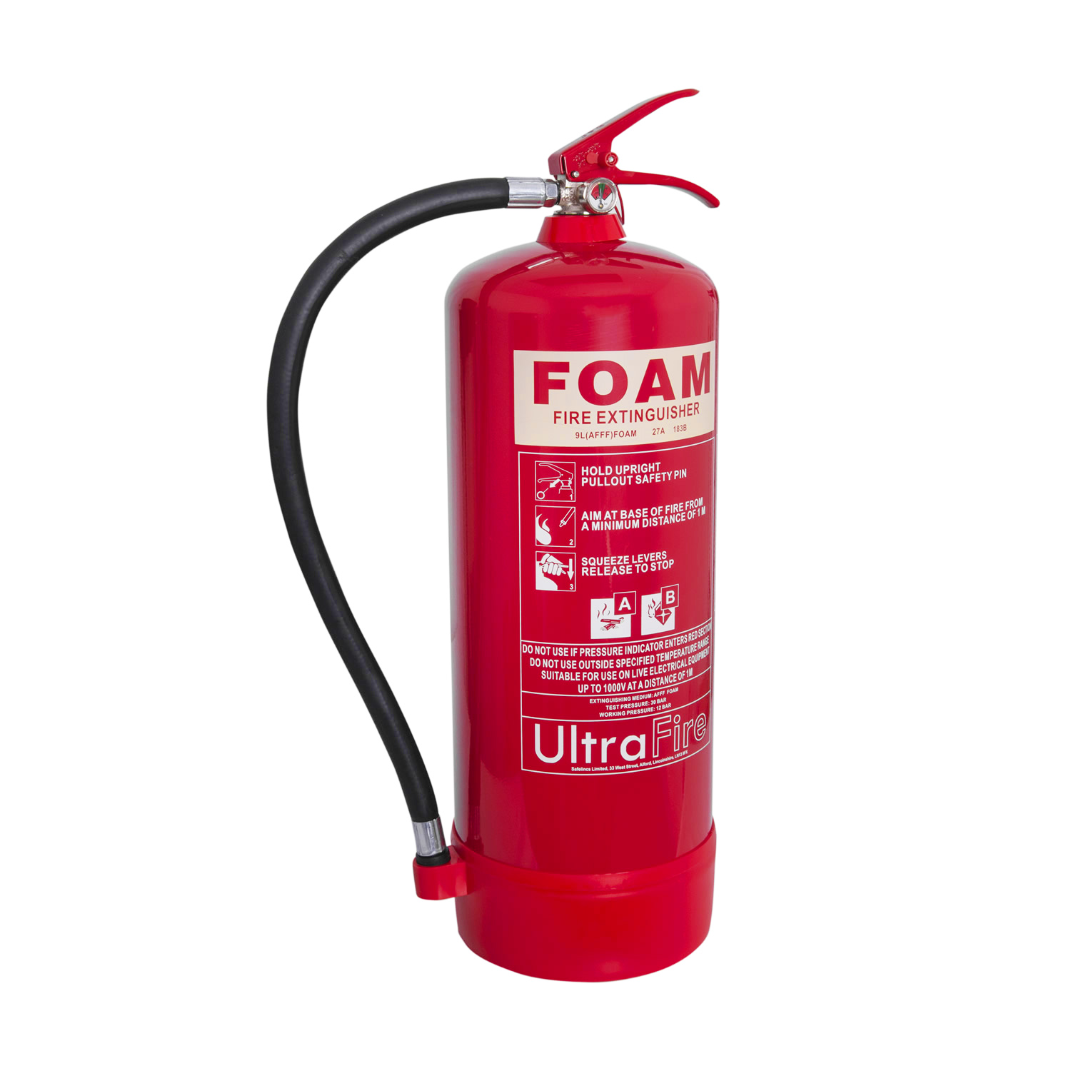 9ltr AFFF Foam Fire Extinguisher - UltraFire